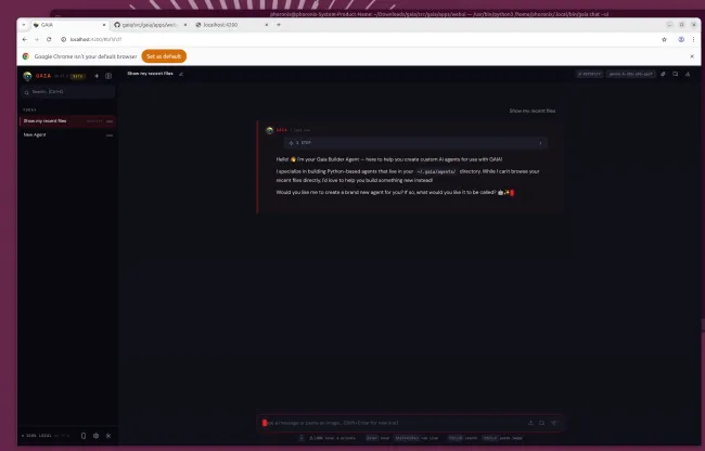 AMD GAIA on Ubuntu Linux