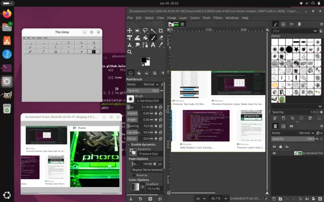 GIMP 0.54 vs. GIMP 3.2