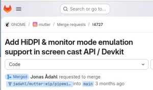 GNOME 50 Lands Virtual Monitor / Remote Desktop Improvements - Including HiDPI