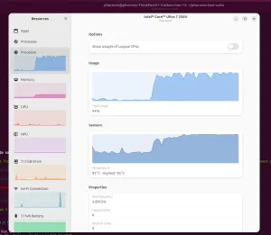 GNOME Resources 1.10 Adds Monitoring Support For AMD Ryzen AI NPUs
