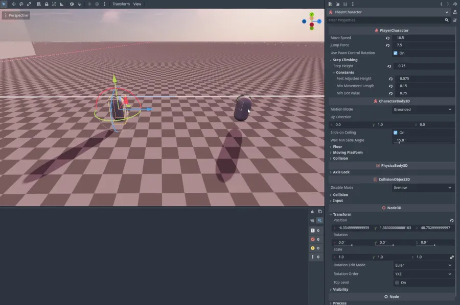 Godot 4.7 beta editor