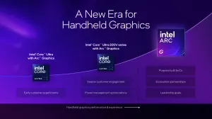 Intel Arc G-Series Processors Announced For Handheld Gaming Devices
