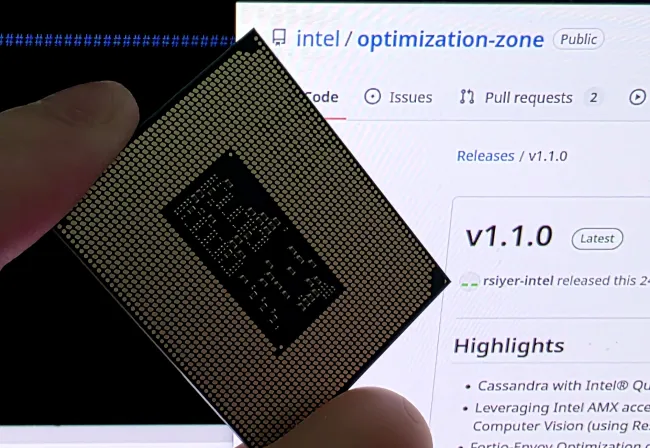 Intel Optimization Zone with Intel CPU