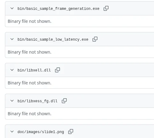 Intel XeSS 3.0 DLL binaries