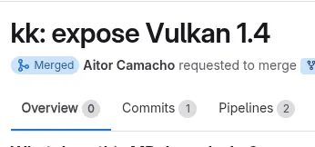 KosmicKrisp Vulkan 1.4 merged