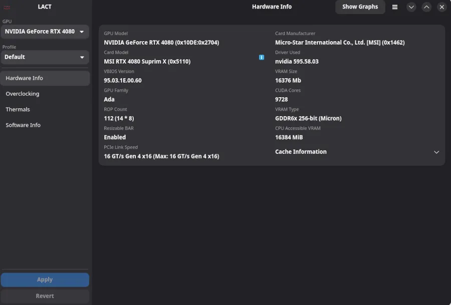 LACT 0.9 UI