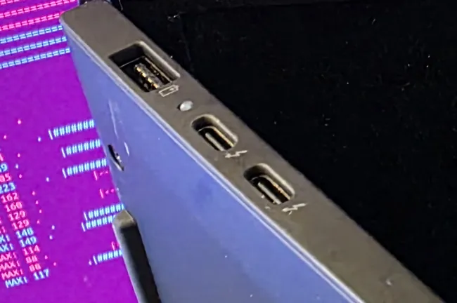Lenovo ThinkPad with USB-C ports