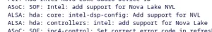 Intel Nova Lake Sound Support In Linux 7.0