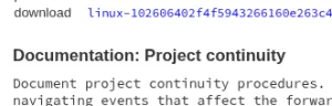 Linux Kernel Continuity Document Added: What Happens If Torvalds' Git Repo Goes Away?