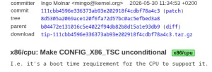 The Linux Kernel Ready To Make TSC A Hard Requirement For x86 CPUs