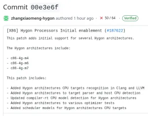 LLVM/Clang Lands Initial Compiler Targeting For Hygon x86 CPUs