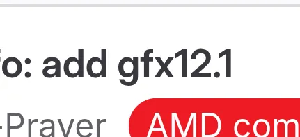 AMD: prime attività driver per le GPU GFX12.1 di prossima generazione