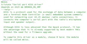 Linux Ham Radio KISS Serial Driver Being Modernized In 2026