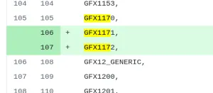 Additional AMD RDNA 4m GPU Targets Coming: GFX1171 & GFX1172