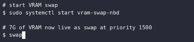NBD-VRAM: Swap su VRAM NVIDIA GeForce per LLM on-premise