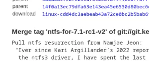 The "NTFS Resurrection" Has Occurred For Linux 7.1