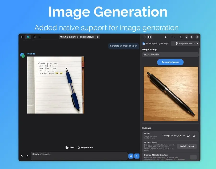 GNOME ora ha un assistente AI che genera immagini: Newelle 1.4.5
