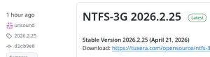 NTFS-3G FUSE Driver Sees First New Release In Four Years