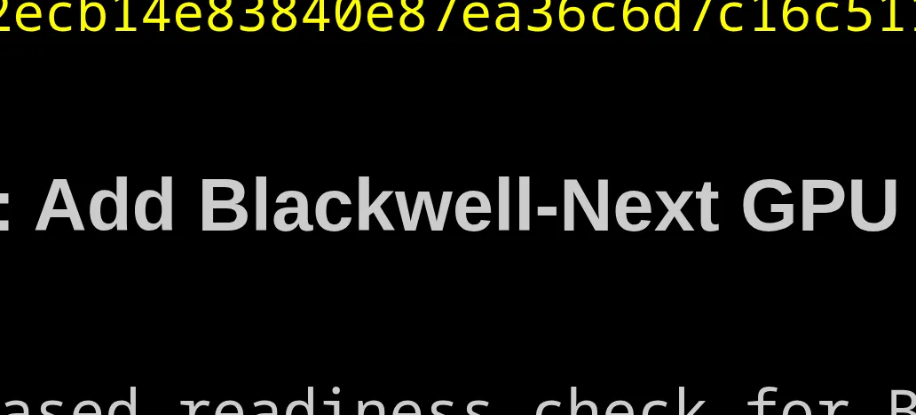 Linux 7.2 prepara la strada alle GPU NVIDIA "Blackwell-Next"
