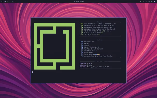 Omarchy 3.7 updates