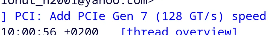 PCIe 7.0 early Linux patches