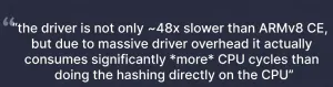 Qualcomm QCE Driver On The Chopping Block With ~48x Slower Than Armv8 Crypto Extensions