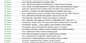 RISC-V User-Space Control Flow Integrity / Shadow Stack Appears Finally Ready