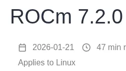 ROCm 7.2