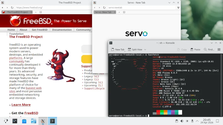 Servo Browser Engine Seeing Progress On FreeBSD Support