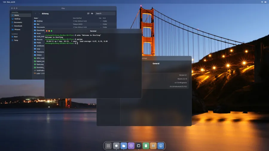 Starling: A New Linux Desktop Written In Swift, Own Wayland Compositor & Written With AI