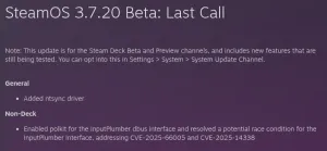 Latest SteamOS Beta Now Includes NTSYNC Kernel Driver