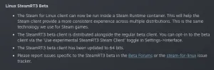 Steam Linux Beta Prepares For 64-bit, Can Be Run Inside Steam Runtime Container