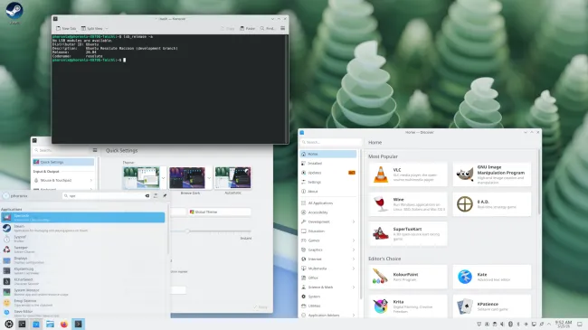 Ubuntu 26.04 with KDE Plasma 6.6 Wayland session