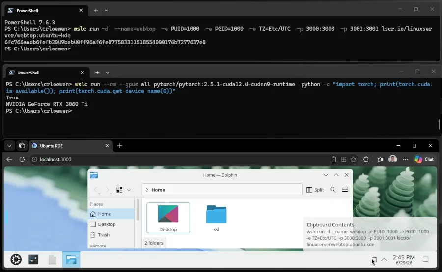 Container Linux su WSL in anteprima: l’impatto per lo sviluppo AI locale