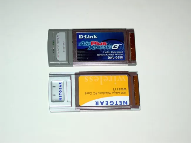 old PCMCIA WiFi cards