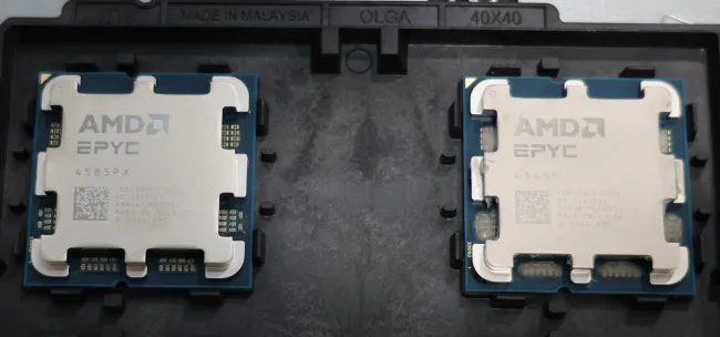 AMD EPYC 4585PX amd EPYC 4345P processors