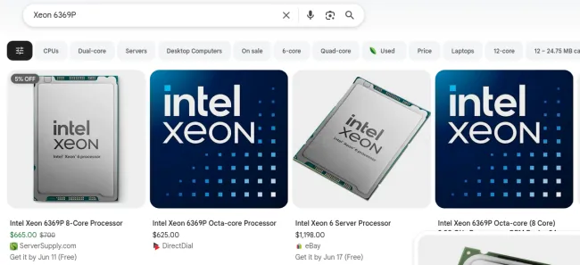 Intel Xeon 6369P تسعير