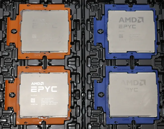 AMD EPYC 9655 vs. EPYC 9654