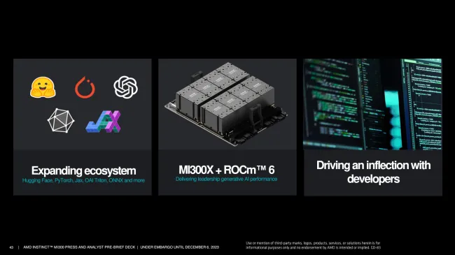 AMD ROCm 6 slide