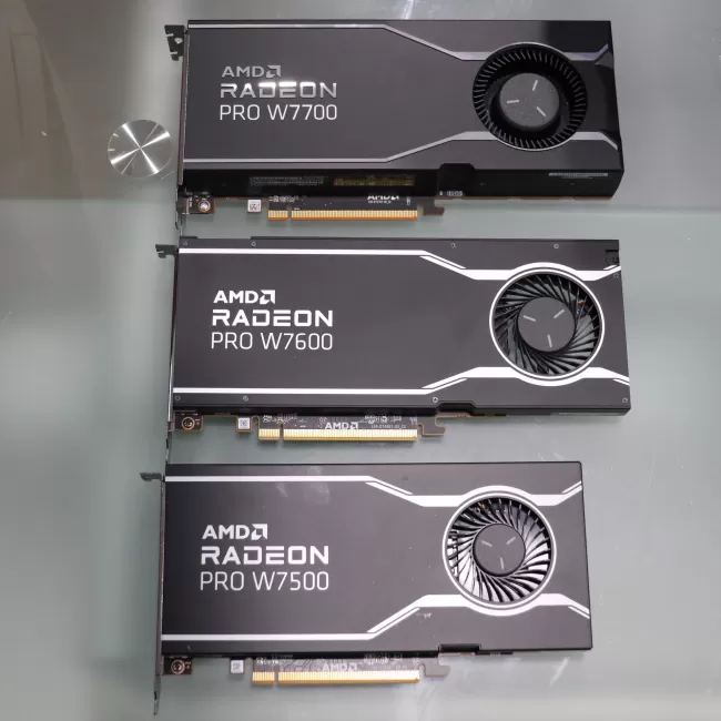 Radeon PRO RDNA3 cards