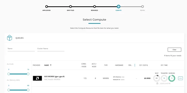 AMD Accelerator Cloud Compute Setup