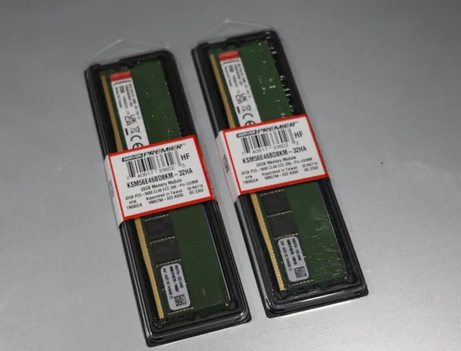 Kingstom DDR5-5600 ECC UDIMMs