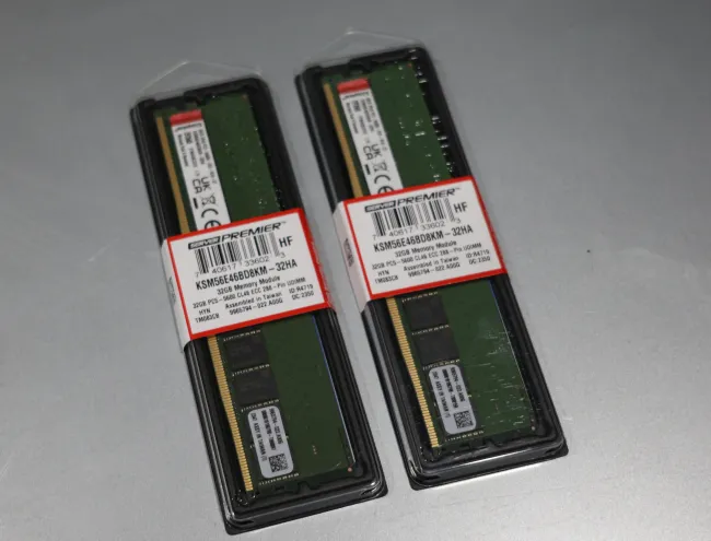 メモリー CEEKAY Kingston DDR5-5200 ECC UDIMM ECC DDR5-4800 vs. DDR5-5200 Memory Performance For AMD Ryzen Zen 4