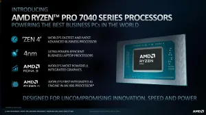 AMD Announces Ryzen PRO 7000 Series Laptop & Desktop CPUs