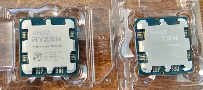 AMD Ryzen 9 7900X3D + 7950X3D