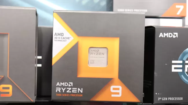 AMD Ryzen 9 7950X3D package