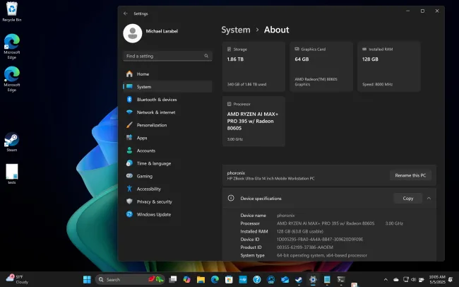 HP ZBook Ultra 14 G1a shipped with Windows 11