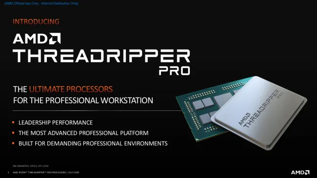 AMD introduces the Ryzen Threadripper PRO processors - CPU - News 