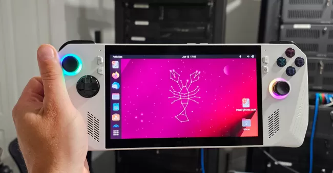 Running Linux On The ASUS ROG Ally Gaming Handheld - Phoronix