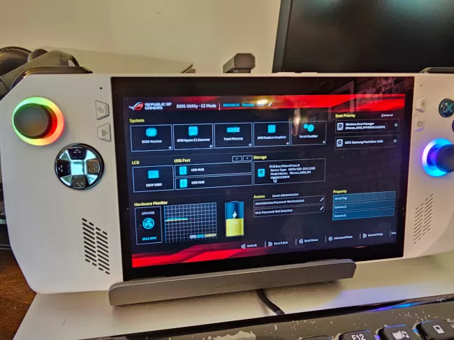 Running Linux On The ASUS ROG Ally Gaming Handheld - Phoronix